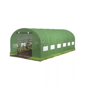 Záhradný Fóliovník 3x6x2m – 18m² S UV Filtrom A Konštrukciou