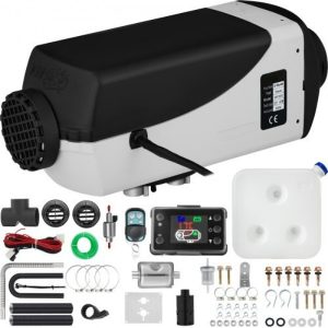 Naftový Ohrievač 12V 5kW 10l (Sivo Čierny)