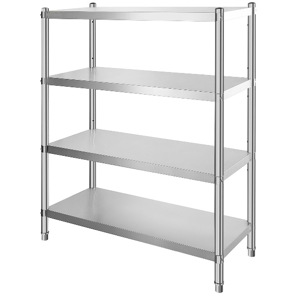 Nerezový 4 Poschodový Regál – Obrázok 4