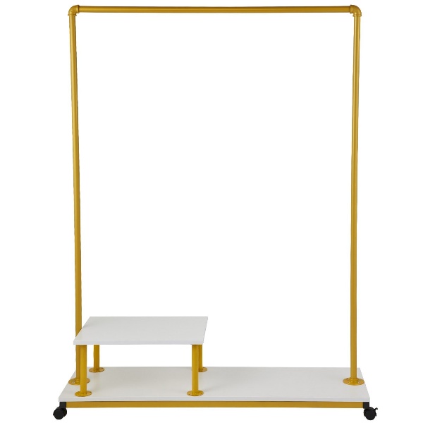 Kolieskový Stojan Na Oblečenie 120 X 36 X 160 Cm (S Poličkou) – Obrázok 4
