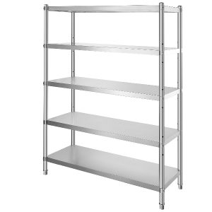 Nerezový 5 Poschodový Regál