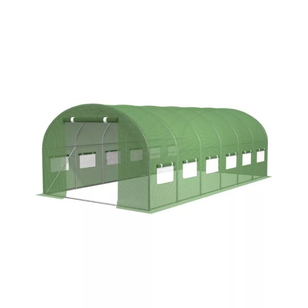 Záhradný Fóliovník 3x6x2m – 18m² S UV Filtrom A Konštrukciou – Obrázok 3