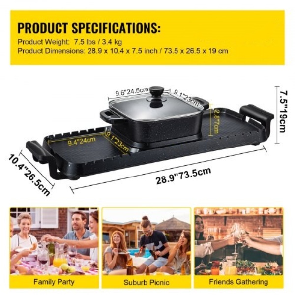 Elektrický Gril Hot Pot 1600W – Obrázok 4