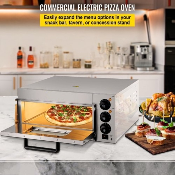 Komerčná Elektrická Pec Na Pizzu 35cm – Obrázok 5