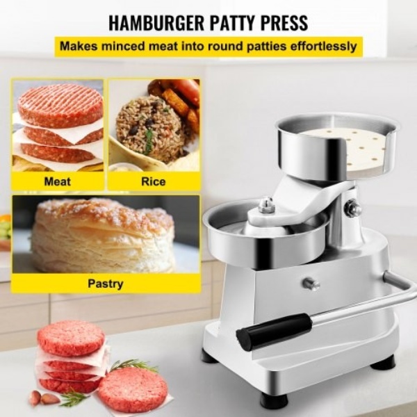 Nerezový Výrobník Hamburgerových Placiek 10cm – Obrázok 6