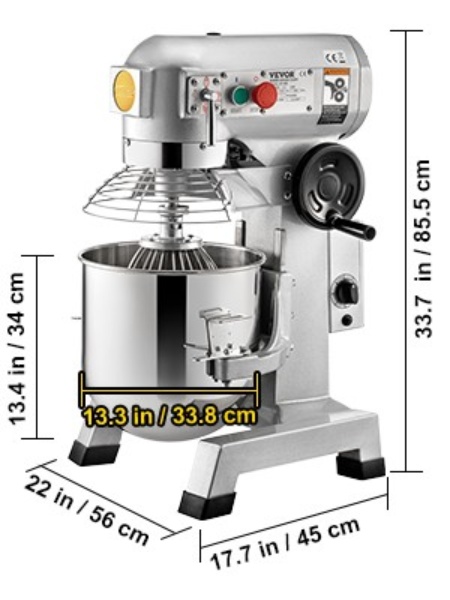 Komerčný Mixér 30L 1500W – Obrázok 4