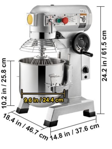 Komerčný Mixér 10L 850W – Obrázok 5