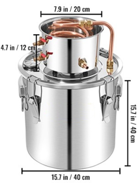 Súprava Destilátora 11,5L – Obrázok 5