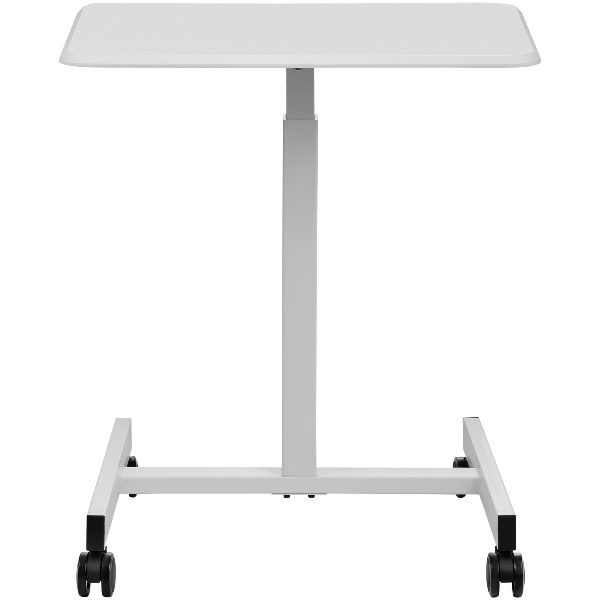 Nastaviteľný Stôl Biely Na Kolieskach (76 – 110cm) – Obrázok 2