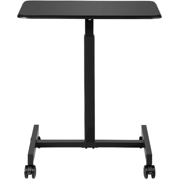 Nastaviteľný Stôl Čierny Na Kolieskach (76 – 110cm) – Obrázok 3