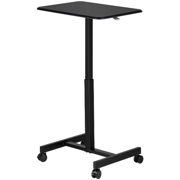 Nastaviteľný Stôl Čierny Na Kolieskach (76 – 110cm) – Obrázok 2