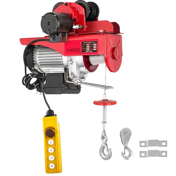 Elektrický Navijak S Káblovým Ovládačom 1000kg (So Závesom)