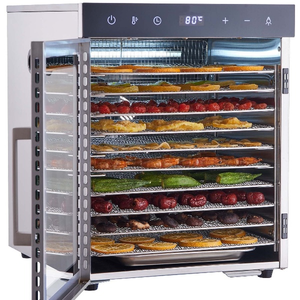 Elektrická Sušička Ovocia/Zeleniny 800W (10 Poschodí) – Obrázok 5