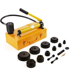 Hydraulický Dierovač Sada, 10 Nástavcov (15t)