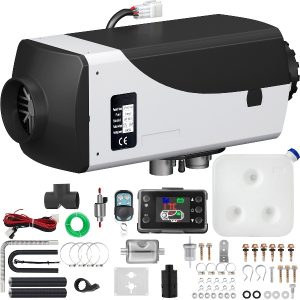 Naftový Ohrievač 12V 8kW 10l (Čiernobiely)