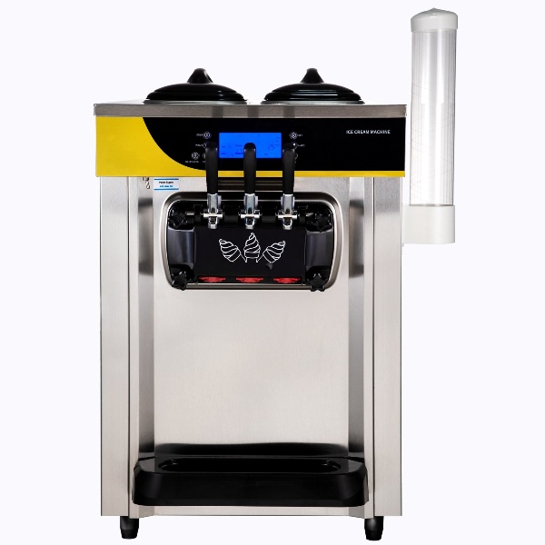 Stroj Na Výrobu Točenej Zmrzliny 2200W 3 Trysky 22-30l/H – Obrázok 4