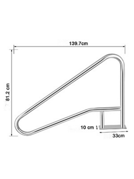 Bazénové Zábradlie (140 Cm) – Obrázok 4