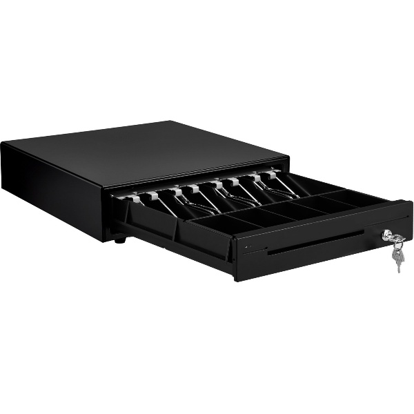 Pokladničná Zásuvka 41 Cm (8 Priehradiek Na Mince) Elektrický Zamok – Obrázok 4