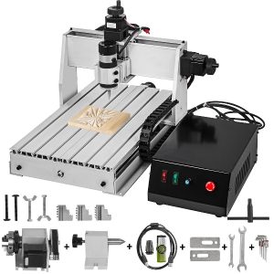 4-Osý CNC Router 3040 Gravírovacia Frézka 6061 Hliník 500W