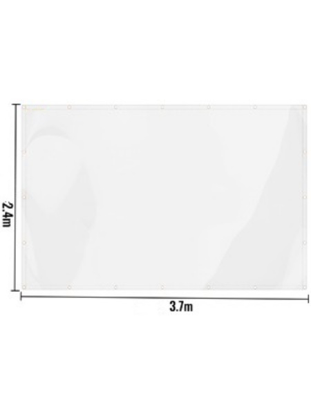 Priehľadná Plachta 3,7 X 2,4m – Obrázok 5