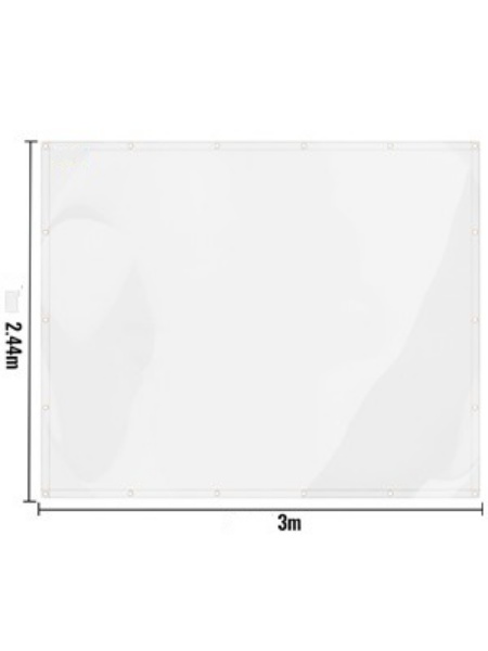 Priehľadná Plachta 2,44 X 3m – Obrázok 5