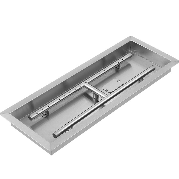 Plynové Ohnisko Z Nehrdzavejúcej Ocele (65 X 25,4 Cm) – Obrázok 5