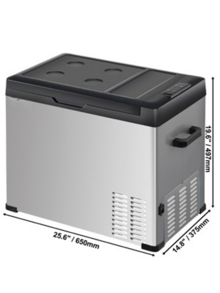 50l Autochladnička 60W (Nerezová) – Obrázok 4