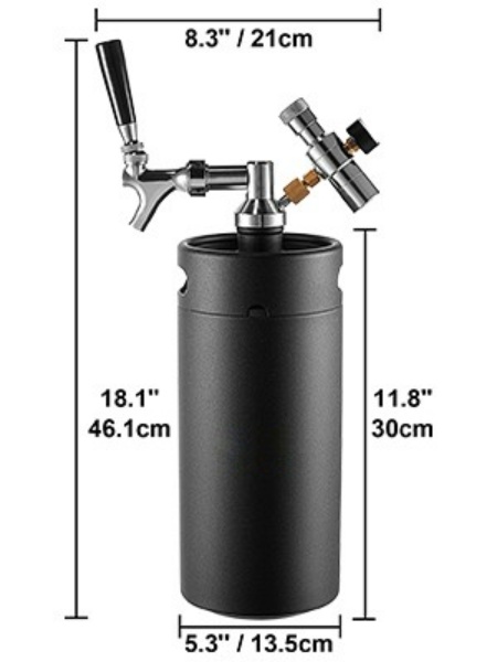 4l Mini Súdok Na Pivo – Čierny – Obrázok 4