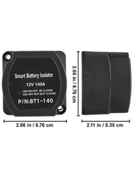 Izolátor Autobatérie 12V 140A 2m – Obrázok 2