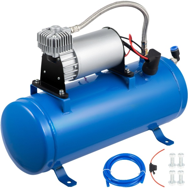 Kompresor Pre Vzduchové Klaksóny 12V 6L – Obrázok 2