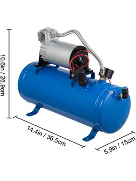 Kompresor Pre Vzduchové Klaksóny 12V 6L