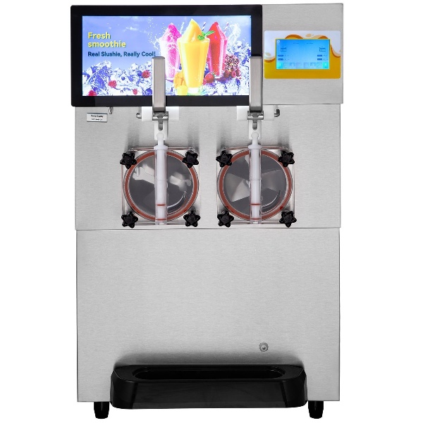 Výrobník Ľadovej Triešte S Dvoma Nádobami 2x8L 1800W Digitálny – Obrázok 3