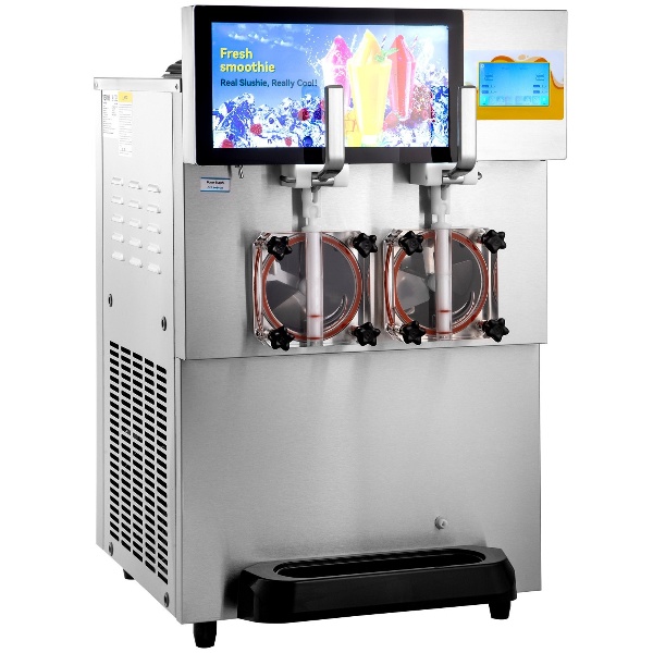 Výrobník Ľadovej Triešte S Dvoma Nádobami 2x8L 1800W Digitálny – Obrázok 4