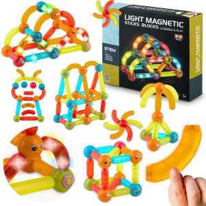 Magnetické kocky so svetlom RK-767 Ricokids