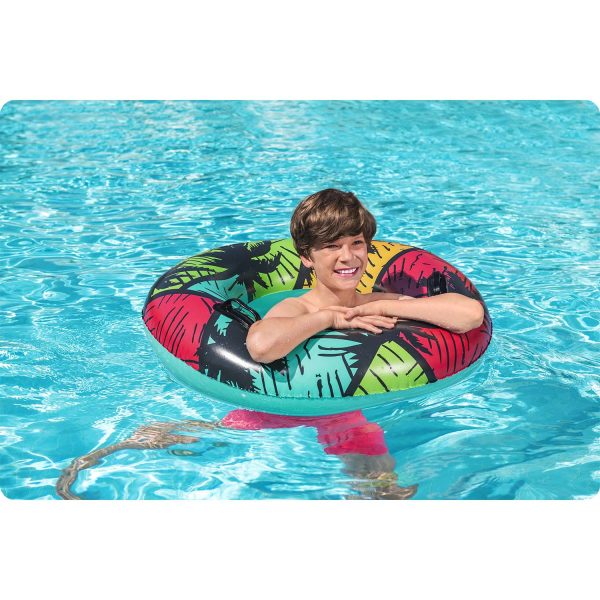 Tyrkysový krúžok na plávanie 91 cm Bestway 36350 – Obrázok 4