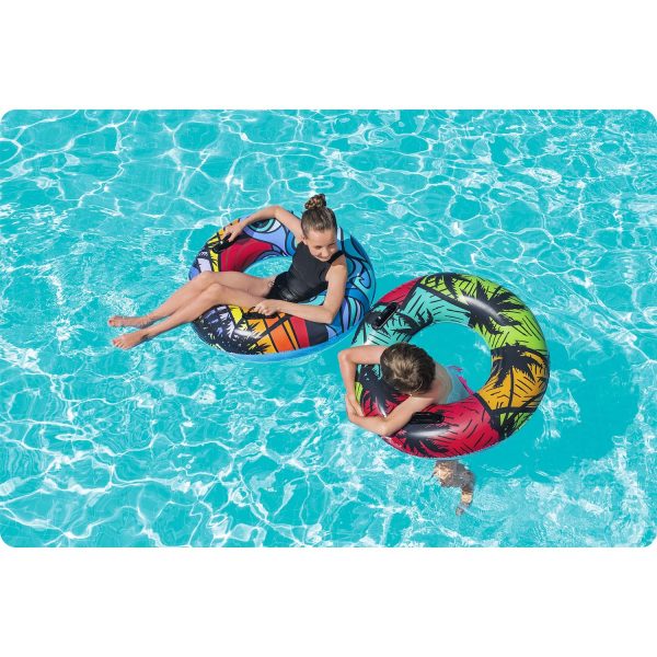 Tyrkysový krúžok na plávanie 91 cm Bestway 36350 – Obrázok 7