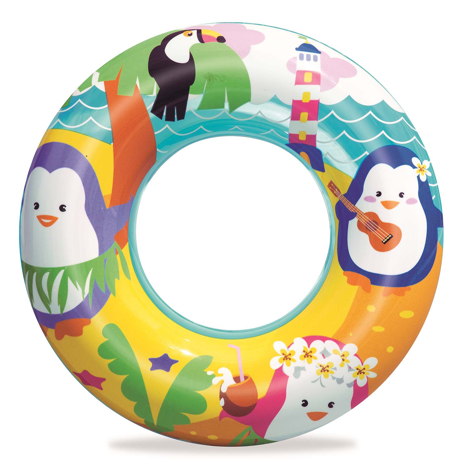 Plážový kruh na plávanie Sea Adventures for Children Bestway 36113 morské panny – Obrázok 2