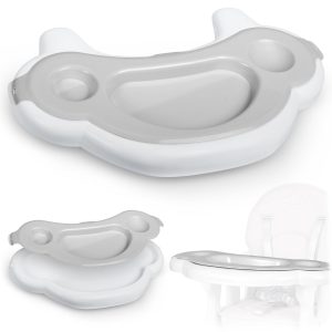 Podnos na vysokú stoličku Sinco Ricokids - sivý