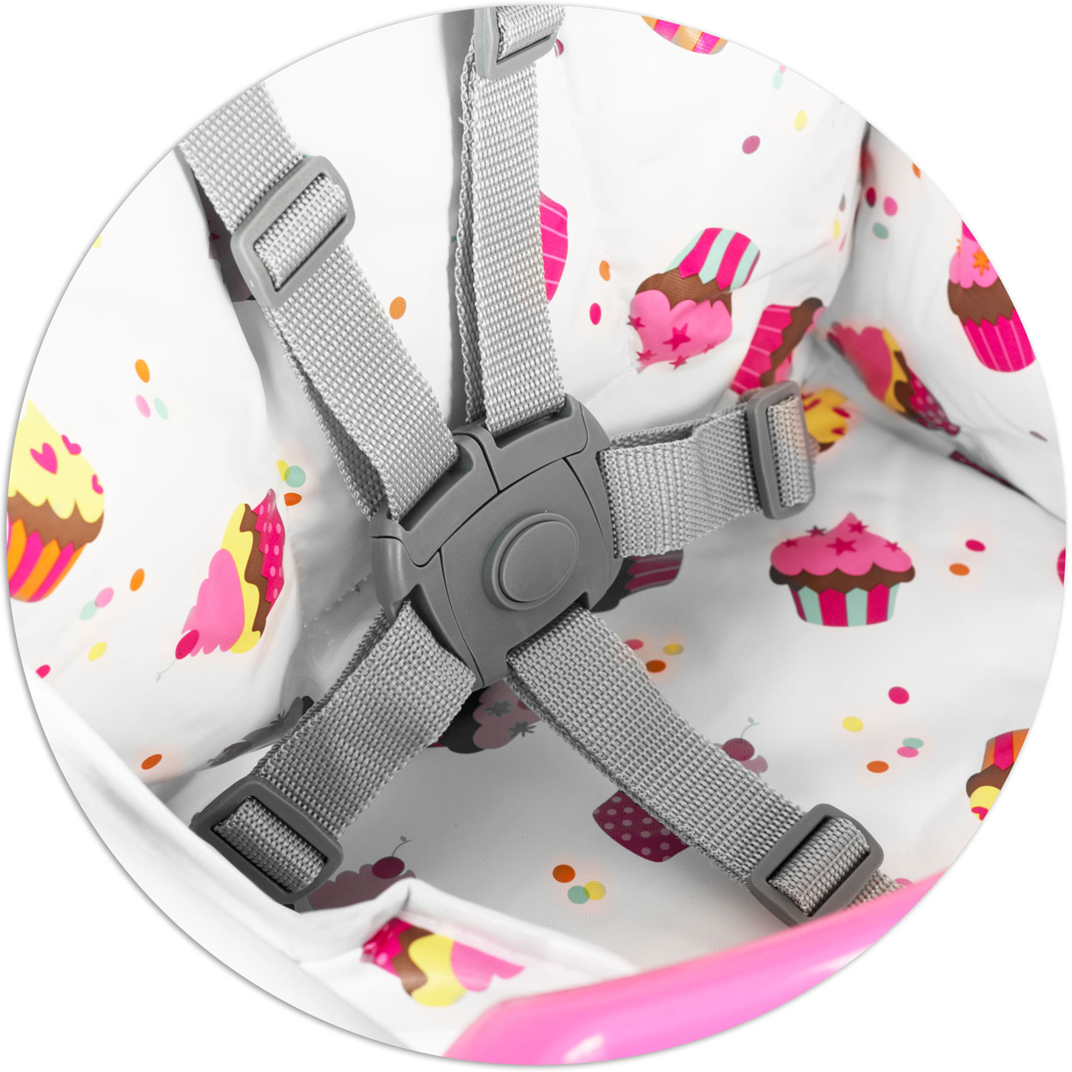 Stolička na kŕmenie Ricokids FANDO cupcakes so stolíkom – Obrázok 2