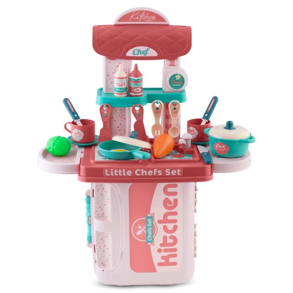Detská kuchynka Ricokids 772900 s kufríkom – Obrázok 5