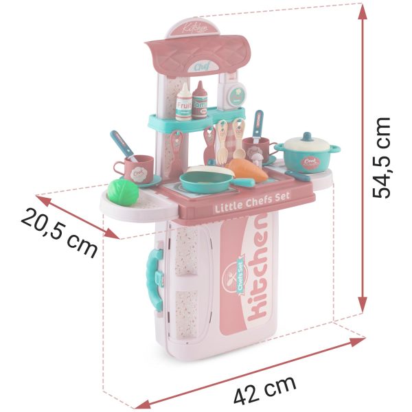 Detská kuchynka Ricokids 772900 s kufríkom – Obrázok 9