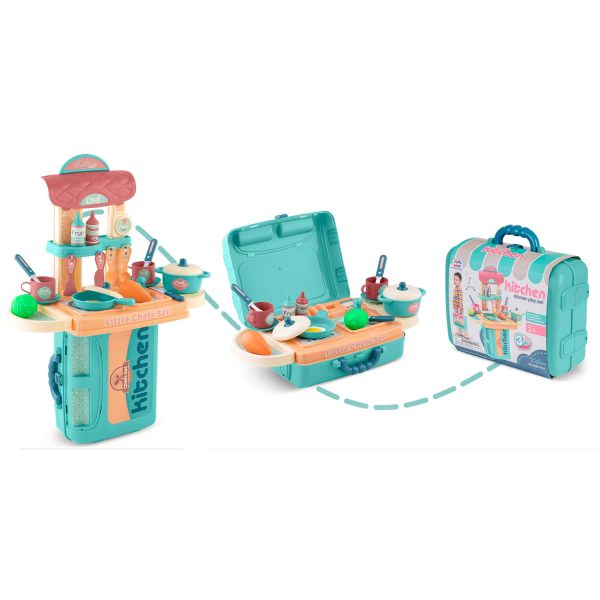 Ricokids 772901 detská kuchynka s kufríkom – Obrázok 5