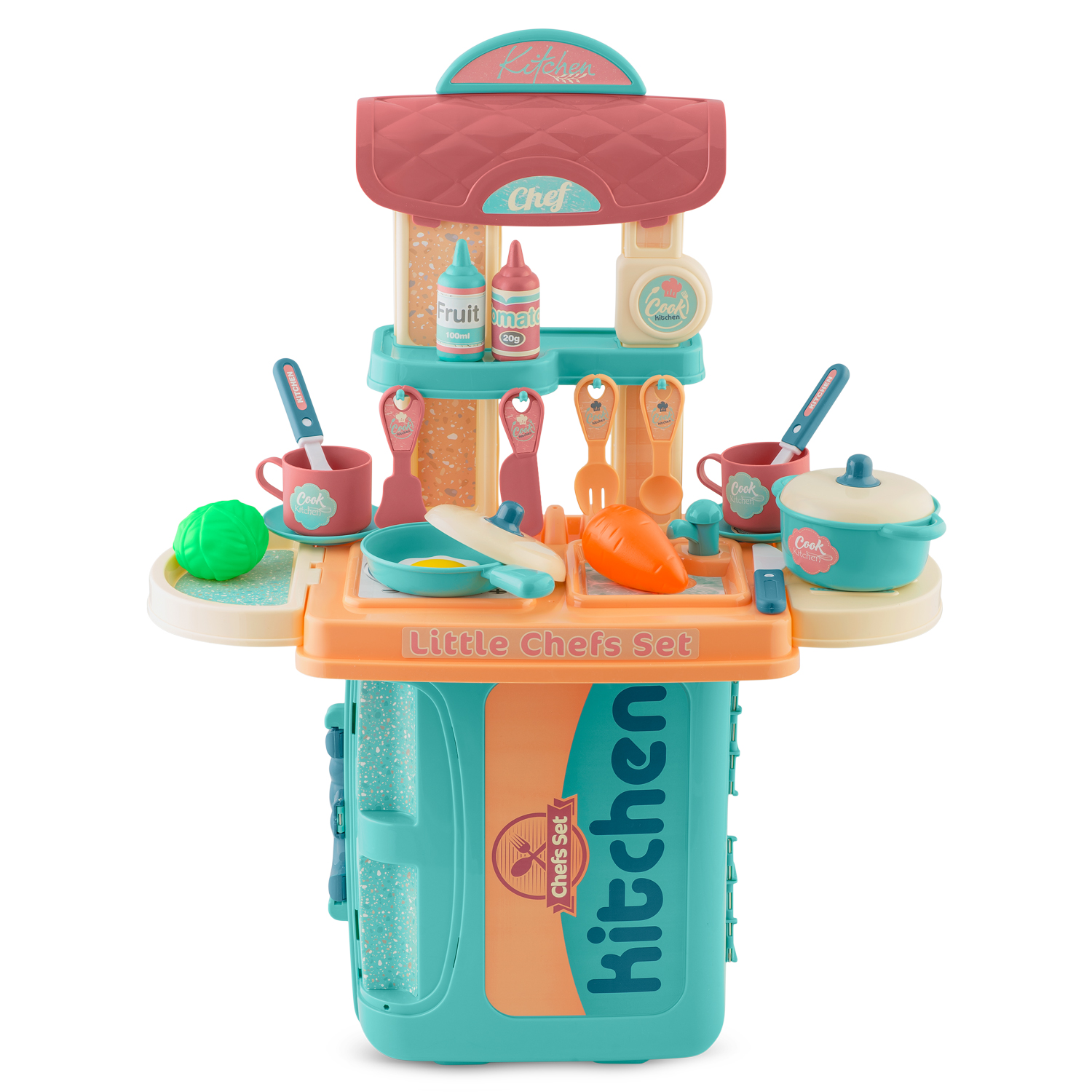 Ricokids 772901 detská kuchynka s kufríkom – Obrázok 4