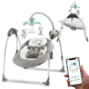 Automatické hojdacie kreslo Ricokids Premium 7322 s hudbou