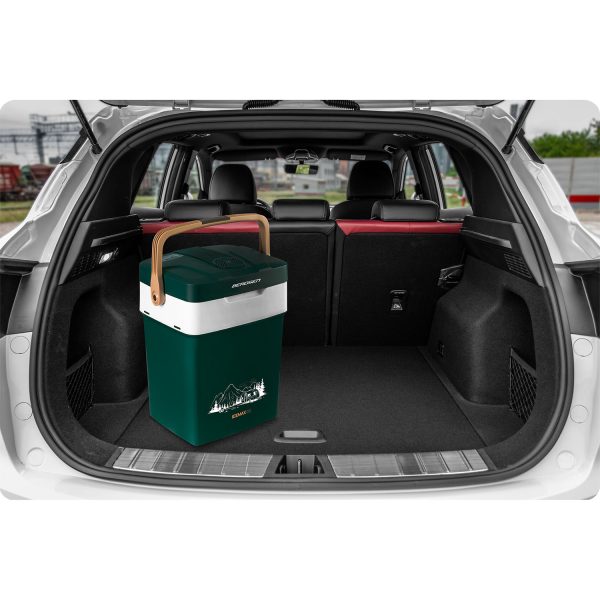 Turistická chladnička Berdsen Icemax 32 litrov ECO režim - zelená – Obrázok 7