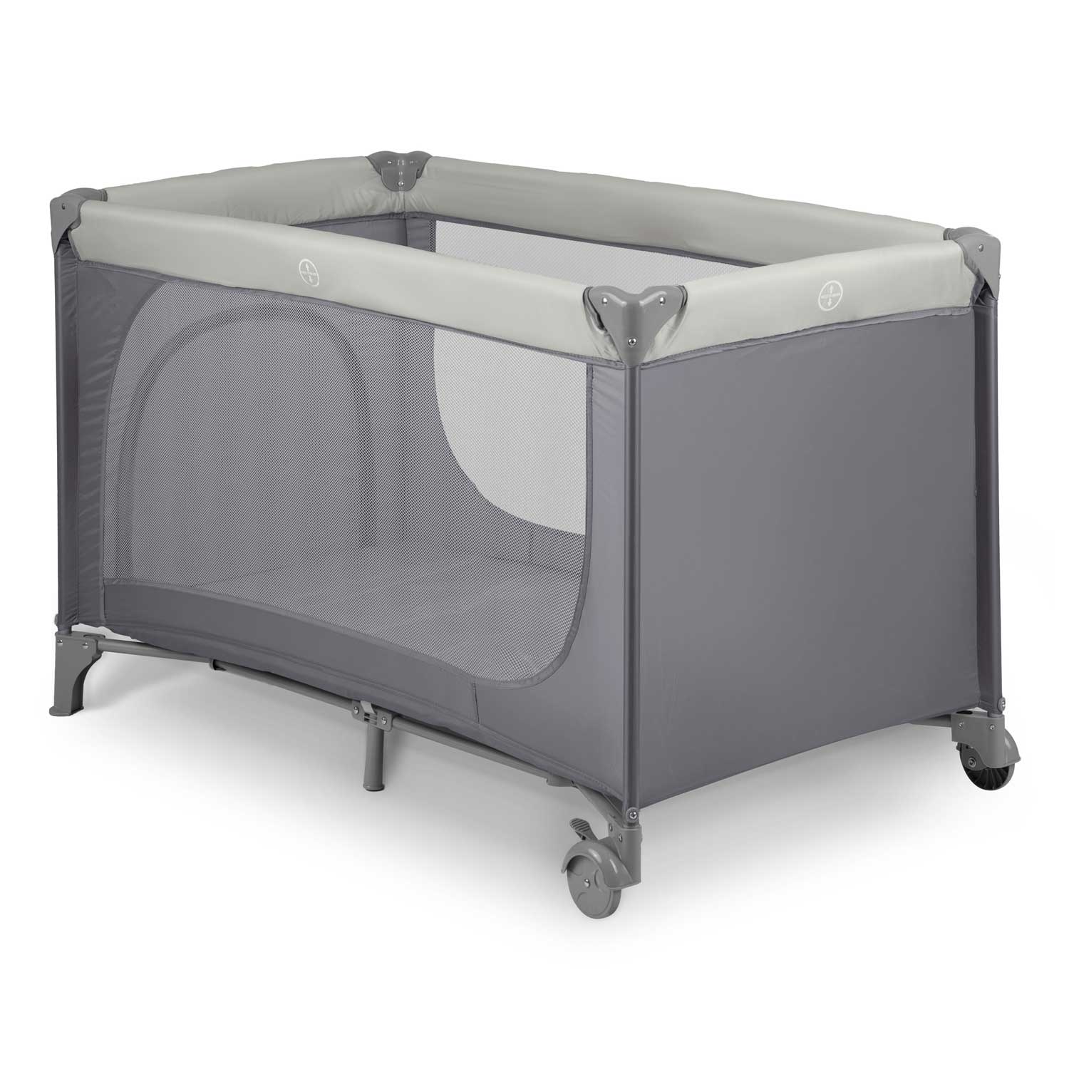Cestovná postieľka + matrac + taška 125 x 65 x 78 cm RK-240 svetlosivá – Obrázok 5