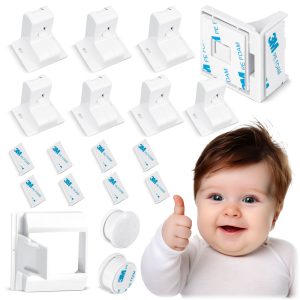 Magnetický zámok Ricokids 798010 na skrinky, 8 ks.