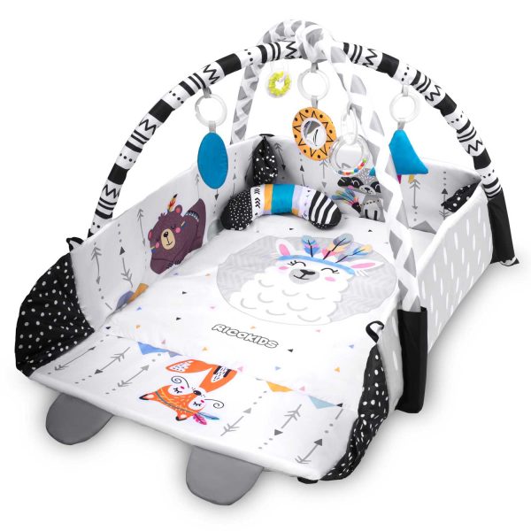 Interaktívna edukačná podložka 110 x 100 cm Boho Ricokids – Obrázok 3