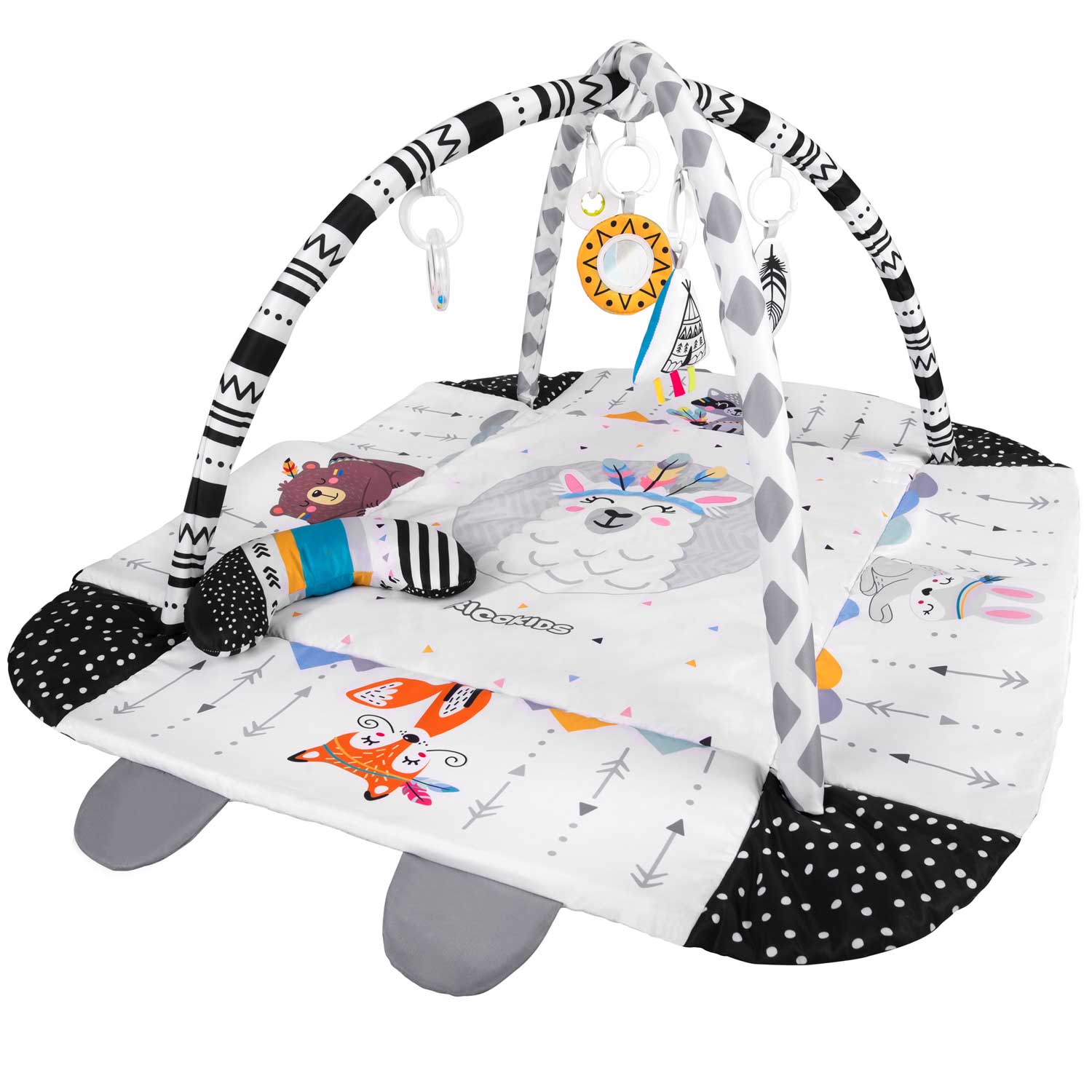 Interaktívna edukačná podložka 110 x 100 cm Boho Ricokids – Obrázok 4