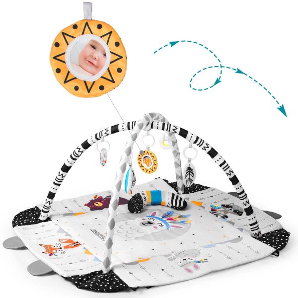 Interaktívna edukačná podložka 110 x 100 cm Boho Ricokids – Obrázok 7